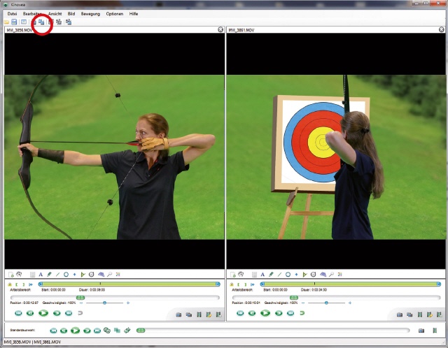 Aufnahmen mit 2 Kameras